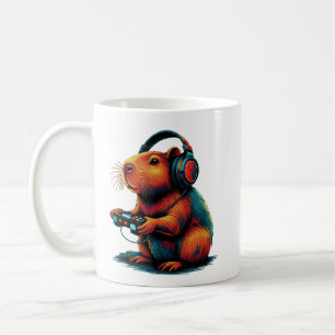 Capybara Funny Video Games Capybara Coffee Mug
