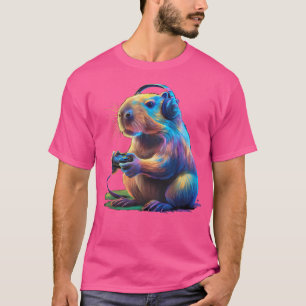 Capybara Funny Video Games Capybara T-Shirt
