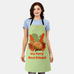 Capybara Furry Best Friend Tropical Animal Apron