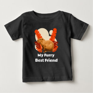 Capybara Furry Best Friend Tropical Animal Baby T-Shirt
