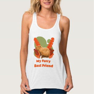 Capybara Furry Best Friend Tropical Animal Singlet
