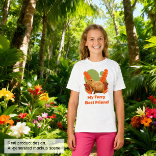 Capybara Furry Best Friend Tropical Animal T-Shirt