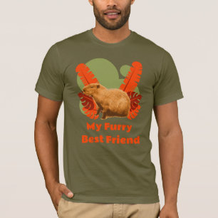 Capybara Furry Best Friend Tropical Animal T-Shirt