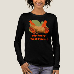 Capybara Furry Best Friend Tropical Animal Tri-Blend Shirt