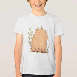 Capybara Gentle Calm Tri-Blend Shirt