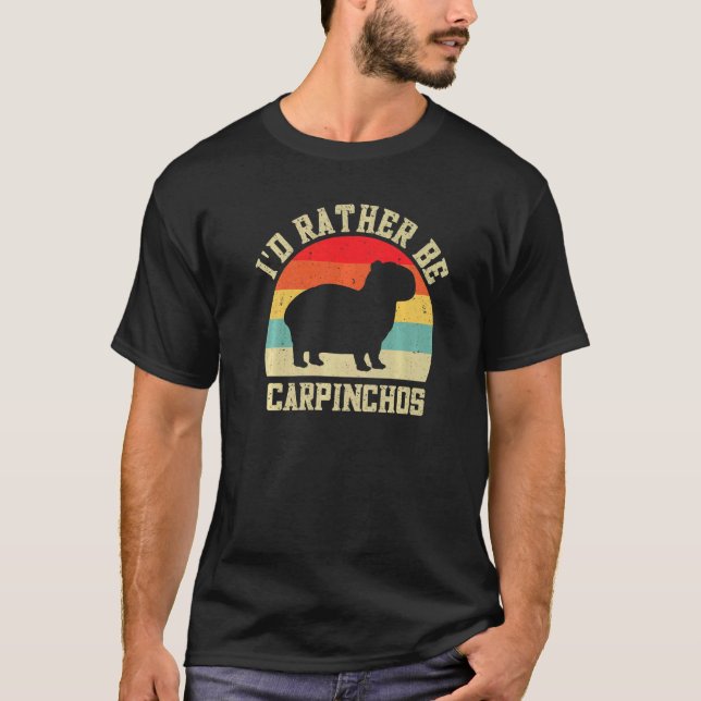 Capybara Giant Rodent For Capybara T-Shirt (Front)