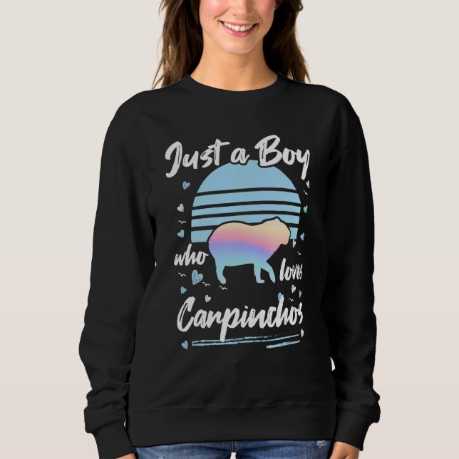 Capybara Giant Rodent For carpinchos 22 Sweatshirt (Front)
