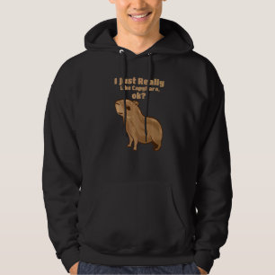 Capybara Giant Rodent I Just Really Like Capybaras Hoodie