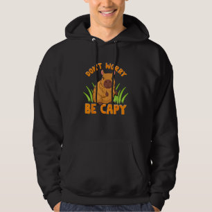 Capybara Gift Cute Funny Zoo Animal Lover Owner Pr Hoodie