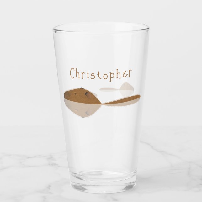 Capybara Glass Cup (Front)