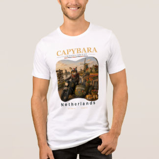 Capybara Grand Circuit – Netherlands Travel  Tri-Blend Shirt