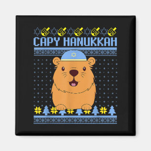 Capybara Hanukkah Capy Hanukkah Chanukah Jewish Ki Magnet