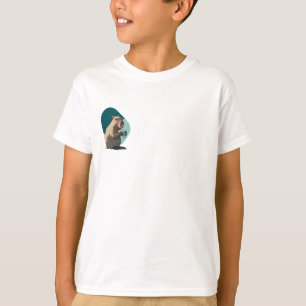 Capybara Holding Coffee Cup Kids T-Shirt