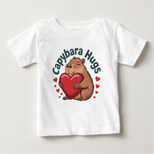 Capybara Hugs Baby T-Shirt