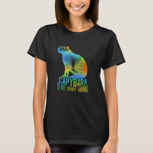 capybara is my spirit animal unique capybara T-Shirt