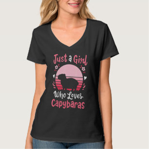 Capybara Just A Girl Who Loves Capybaras T-Shirt