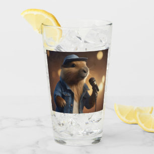 Capybara Keith Country Western Singer, Glass