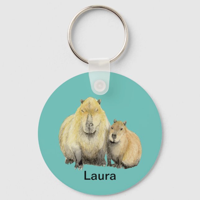 Capybara Key Ring (Front)