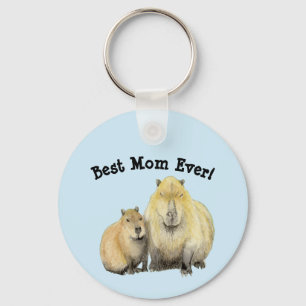 Capybara Key Ring