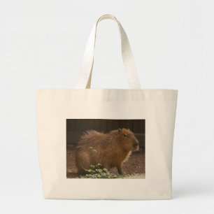 Capybara Large Tote Bag