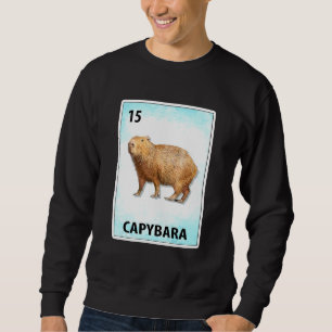 Capybara Mexican Cards Sweatshirt