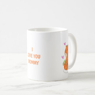 "Capybara mom and baby" Tea or Coffee Mug