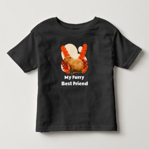 Capybara My Furry Best Friend Toddler T-Shirt