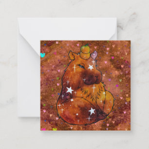 Capybara named Dream Card