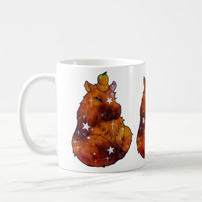 Capybara named Dream Coffee Mug (Left)