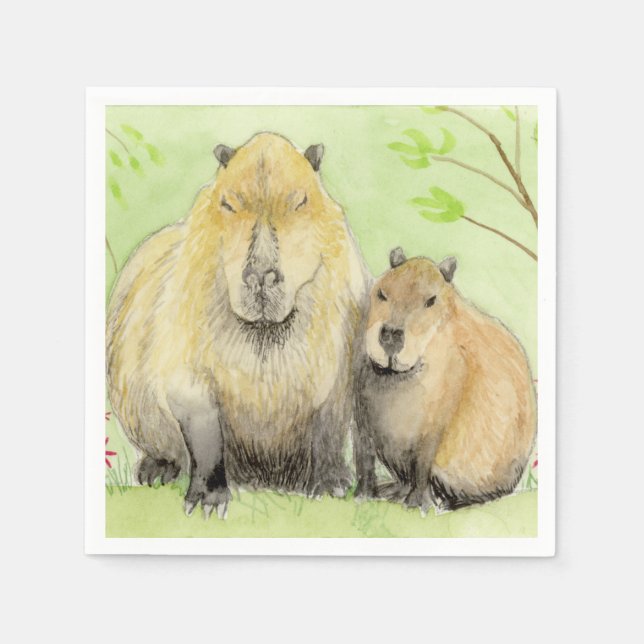Capybara Napkin (Front)