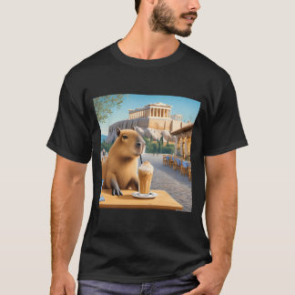 Capybara Near The Acropolis T-Shirt