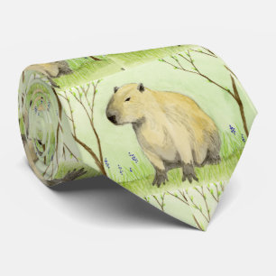Capybara Neck Tie