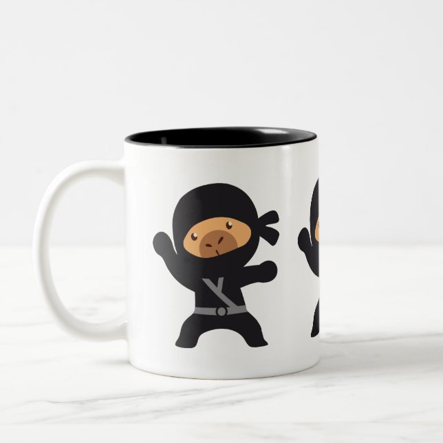 Capybara Ninja Mug | Funny Martial Arts Animal  (Left)