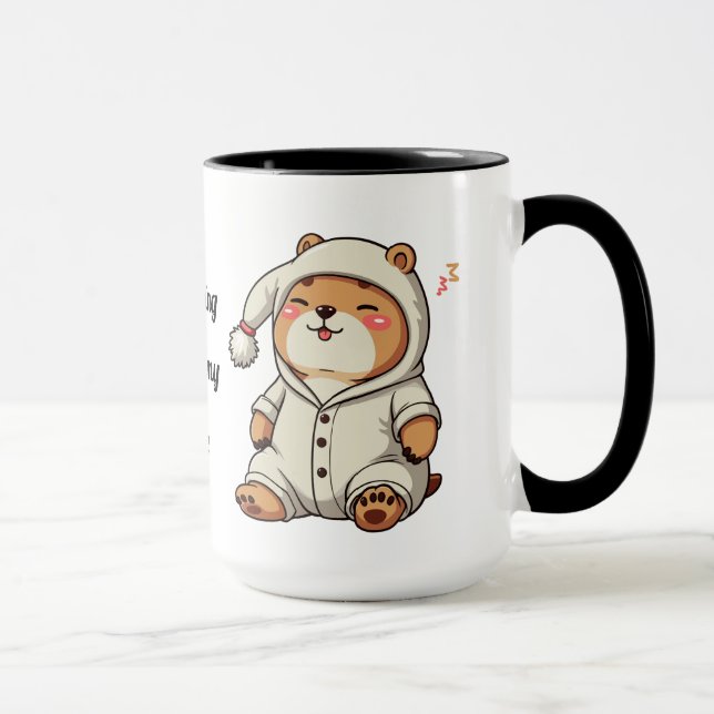 Capybara 'No Talking Before My Coffee' Cute Mug (Right)