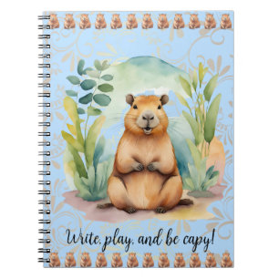 CAPYBARA NOTEBOOK- 12 NOTEBOOK