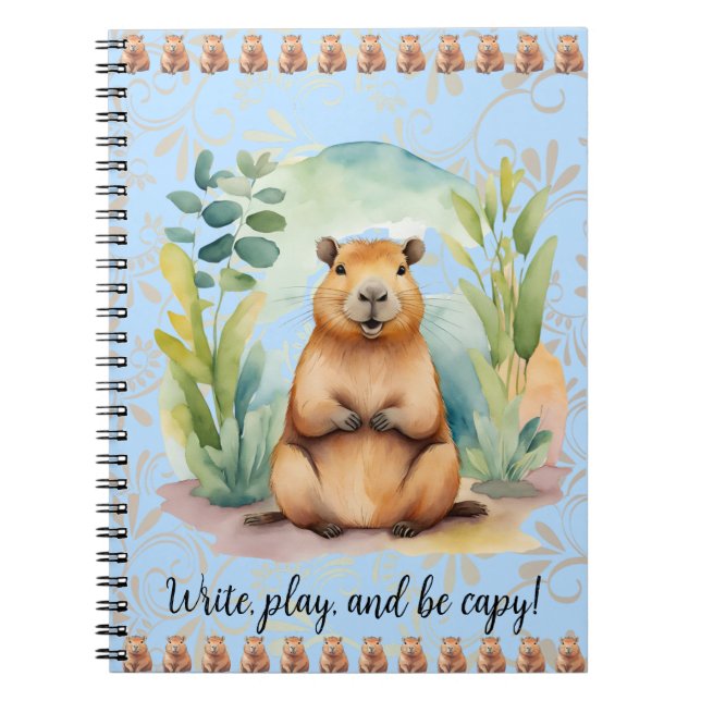 CAPYBARA NOTEBOOK- 12 NOTEBOOK (Front)