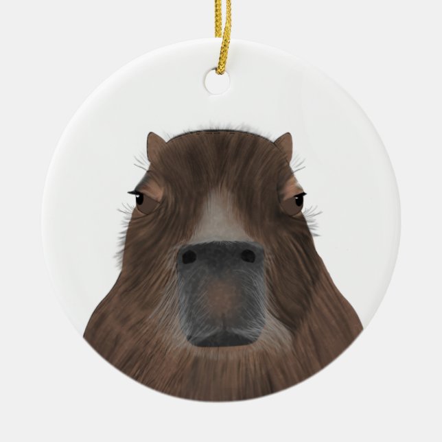 Capybara Ornament (Front)