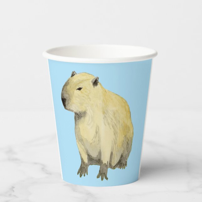 Capybara Paper Cups (Front)