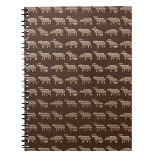 Capybara Pattern Notebook (Front)