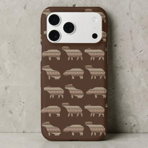 Capybara Pattern Phone Case