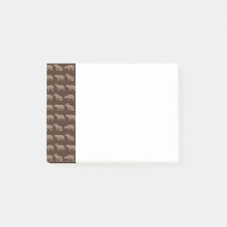 Capybara Pattern Post-It Notes