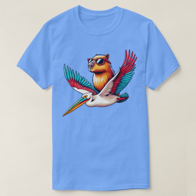 Capybara Pelican 1 T-Shirt (Design Front)