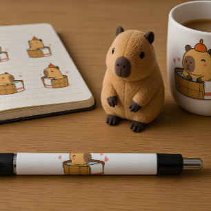 Capybara Pen Cute Animal Stationery Gift