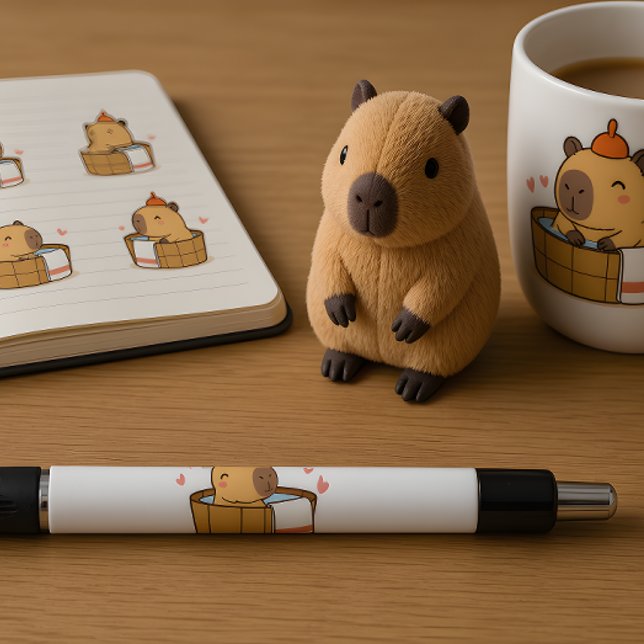 Capybara Pen | Cute Animal Stationery Gift  (Creator Uploaded)