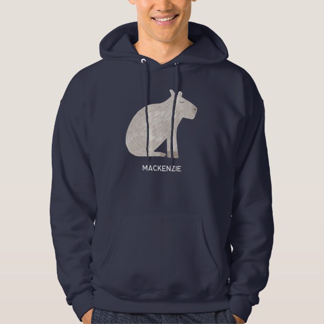 Capybara Personalised Hoodie (Front)
