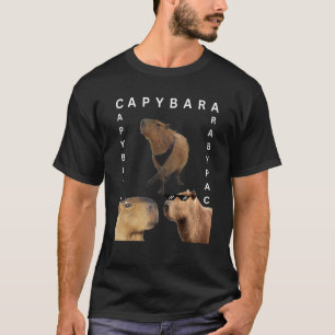 Capybara Photo Rodent Animal OK Pull Up Cappy T-Shirt