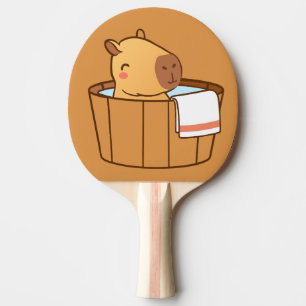 Capybara Ping Pong Paddle Funny Animal Themed