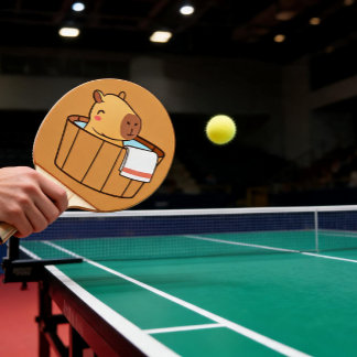 Capybara Ping Pong Paddle | Funny Animal Themed 