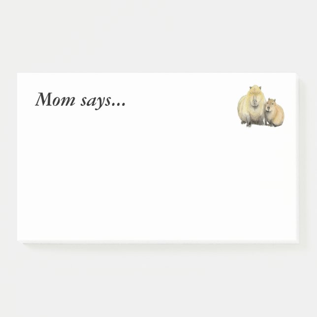 Capybara Post-it Notes (Front)