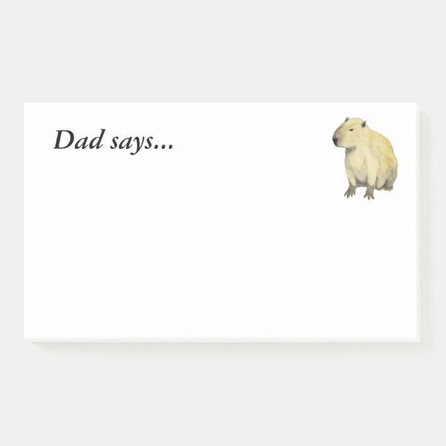 Capybara Post-it Notes (Front)